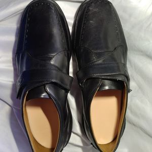 Dr. Comfort Frank 6210 Leather Diabetic Shoes. Easy Strap, Men's Size 11 Wide.